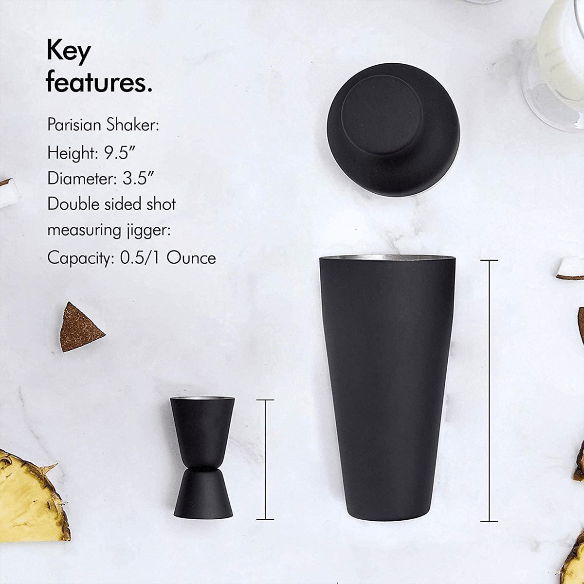 Cocktail Bar Shaker Matt Set