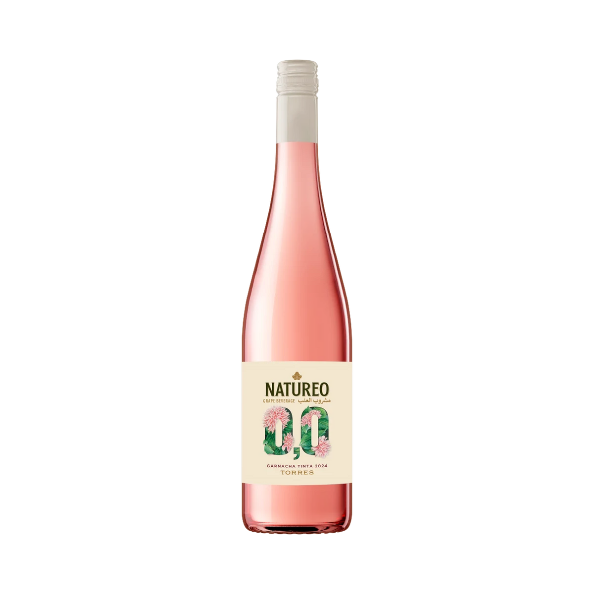 Natureo Rose Garnacha Tinta Non Alcoholic Grape Beverage, 750ml
