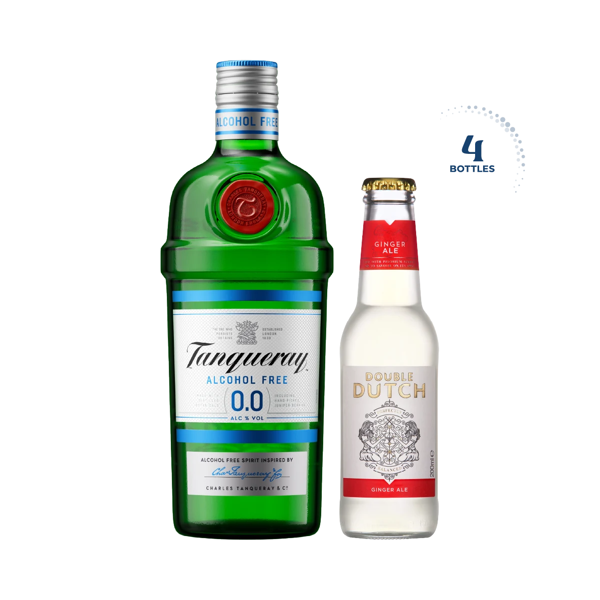 Tanqueray 0.0 & Double Dutch Ginger Ale Tonic Bundle