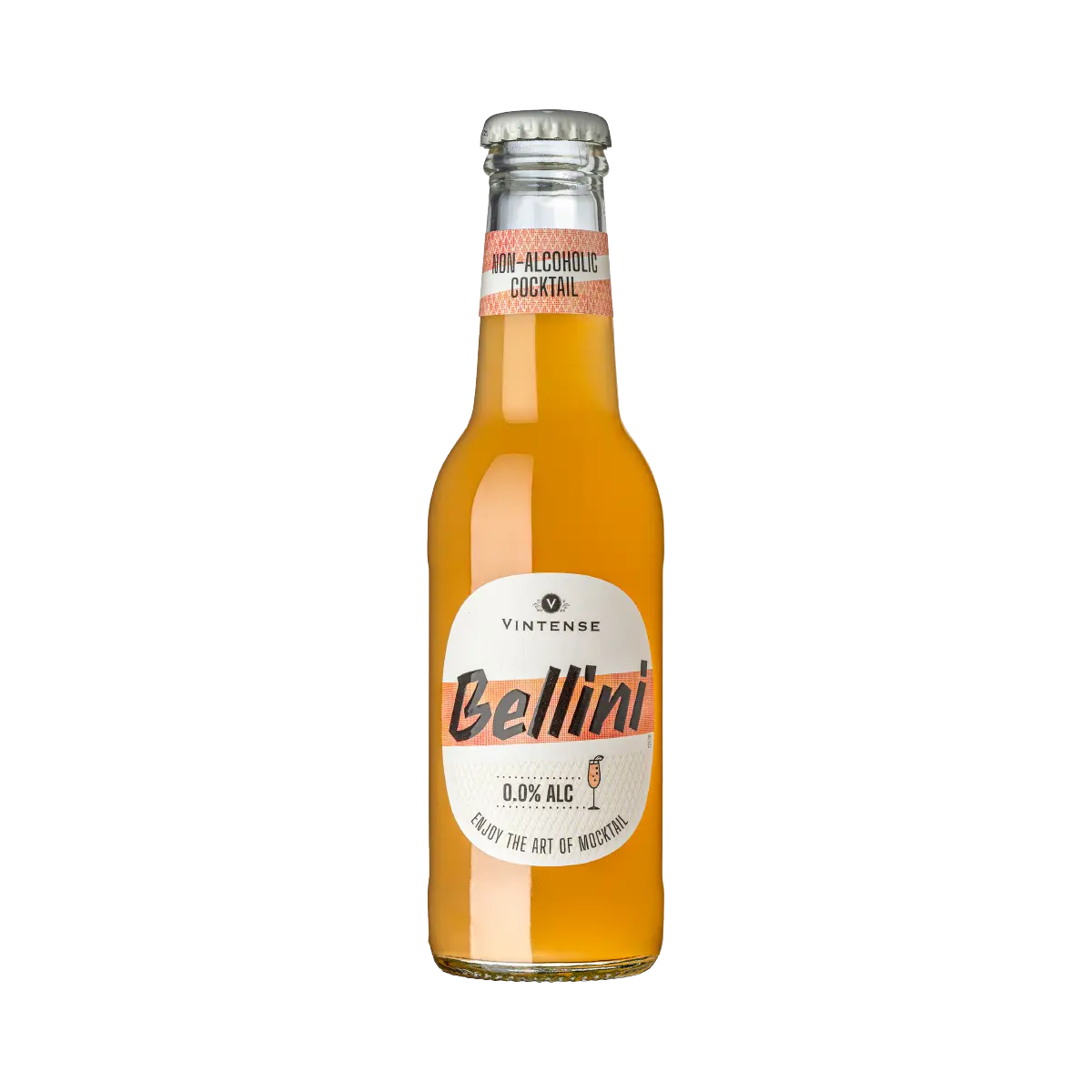 Vintense Bellini Non-Alcoholic Cocktail, 200ml