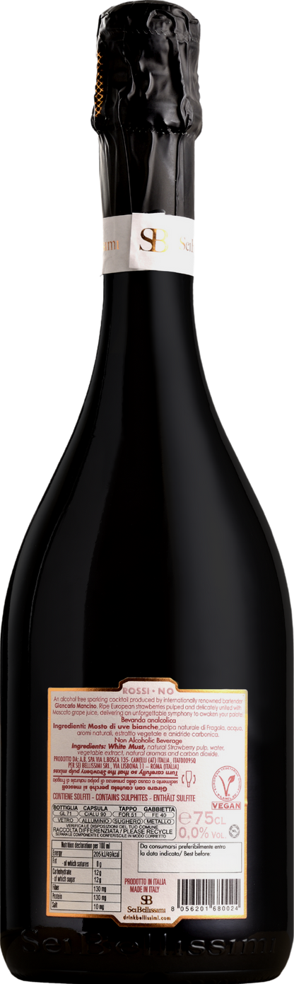 Sei Bellissimi Rossino Non-Alcoholic Sparkling Cocktail, 750ml