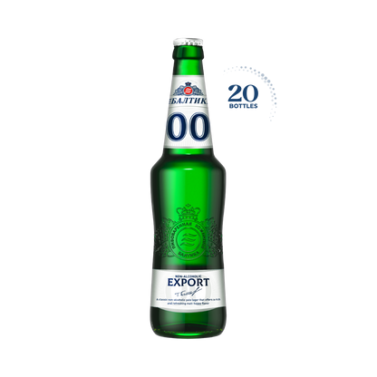 Baltika 0.0% Non-Alcoholic Beer, 20x500ml