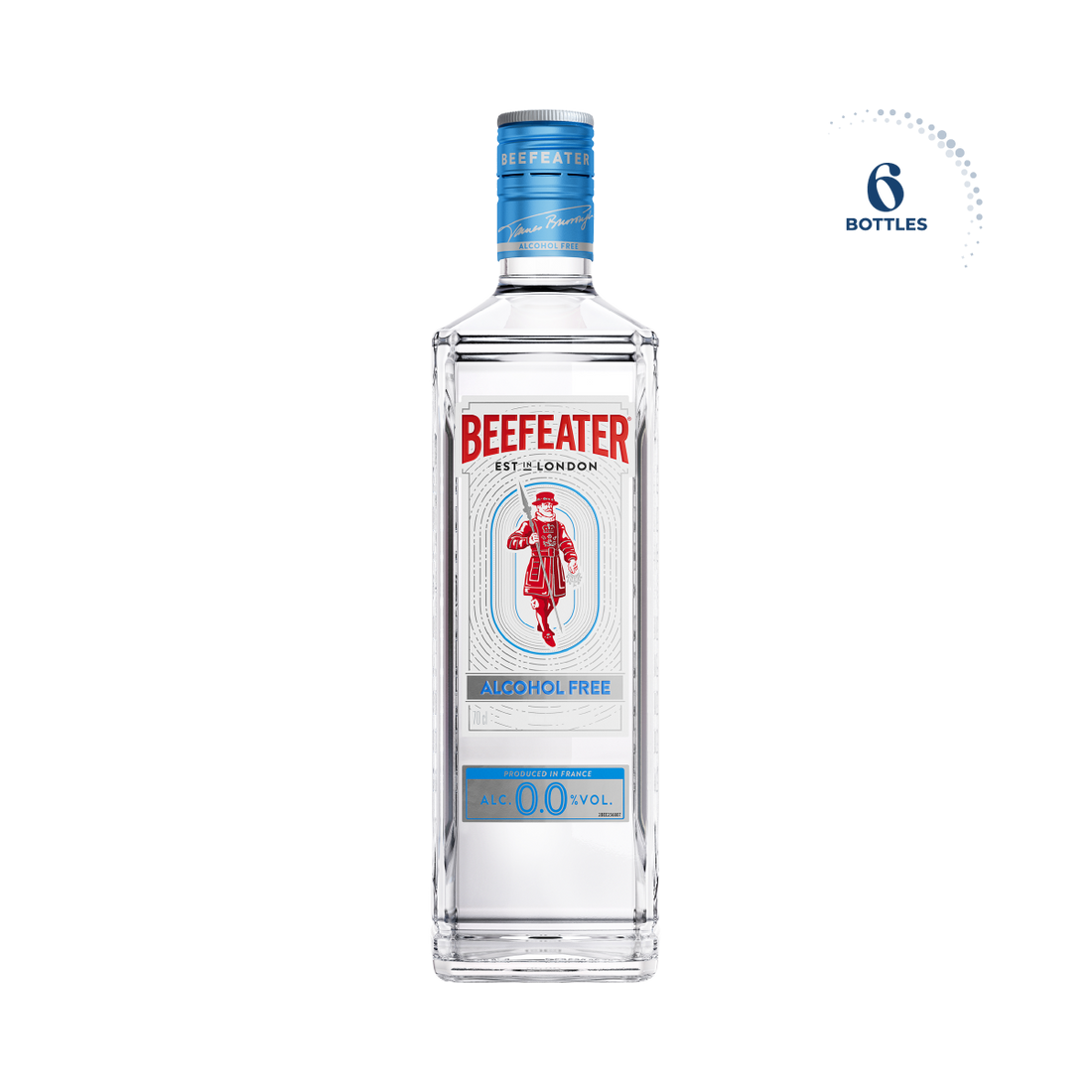 Beefeater Alcohol Free Gin 0.0%, 6x700ml