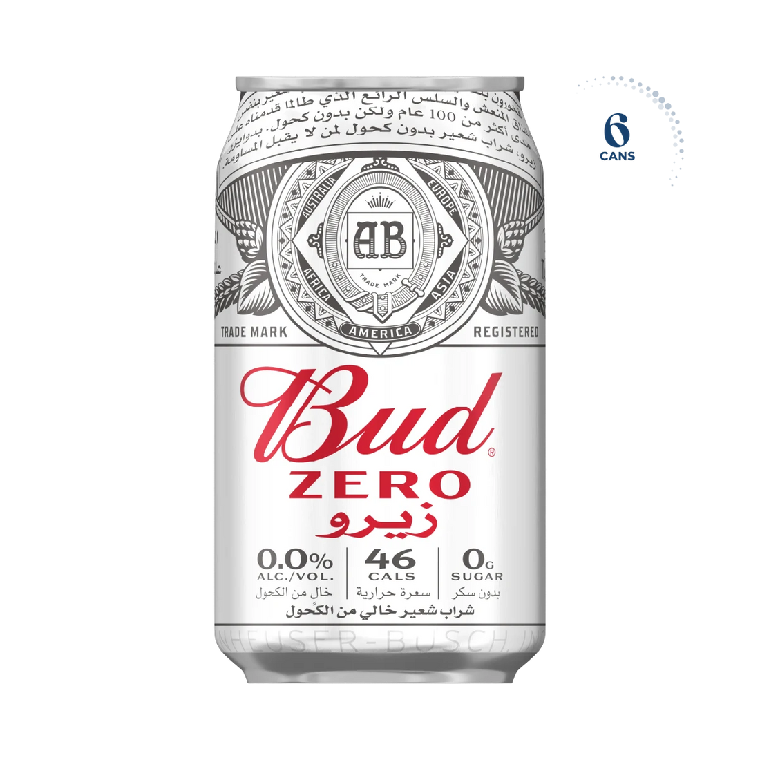 Bud Zero Can, 6x330ml