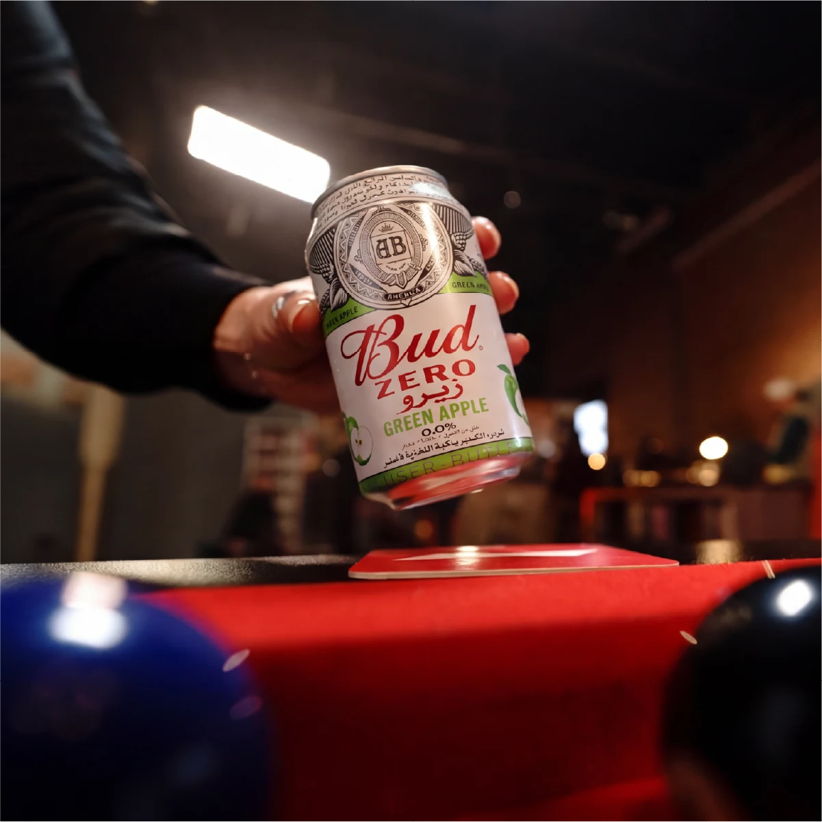 Bud Zero Green Apple Can, 6x330ml