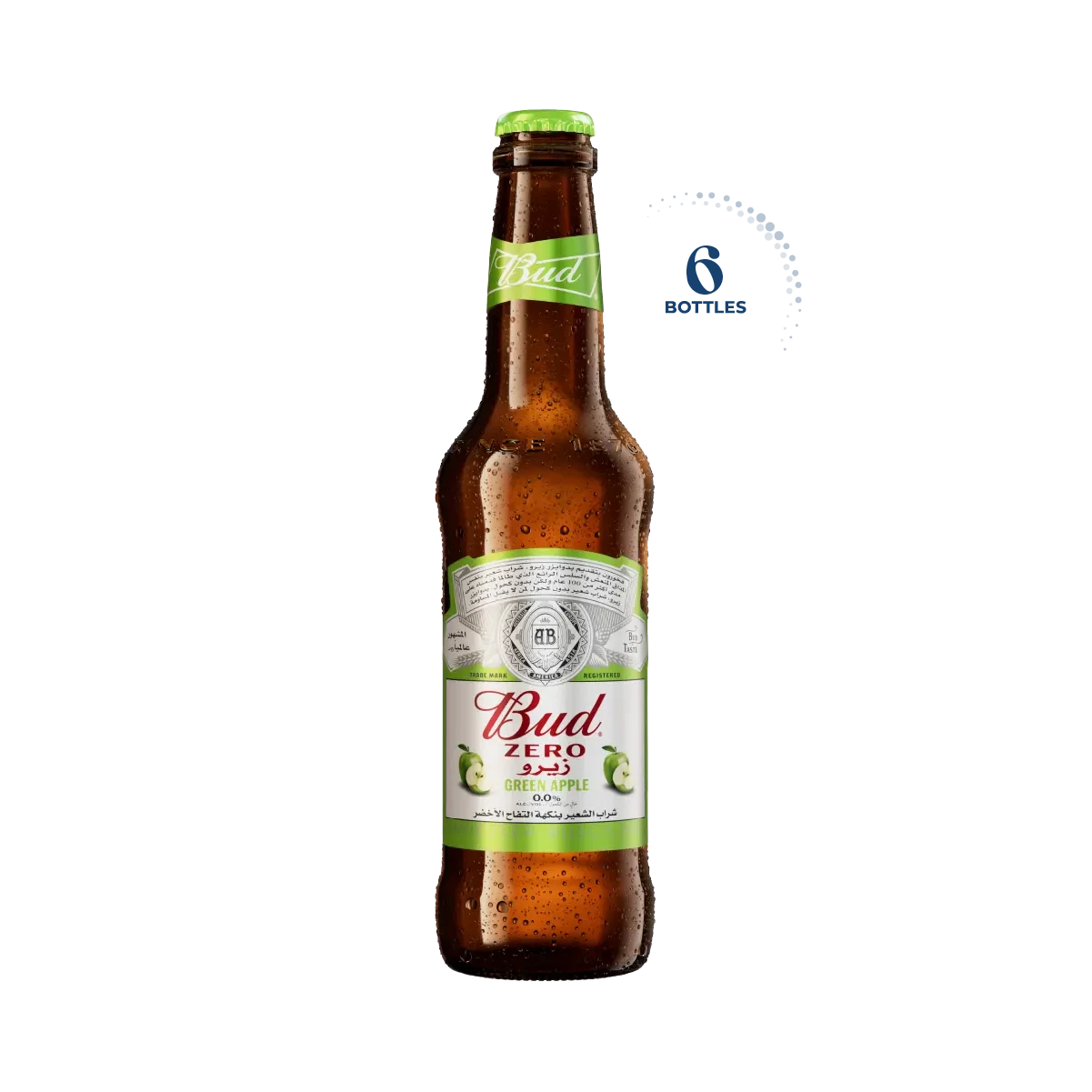 Bud Zero Green Apple, 6x330ml