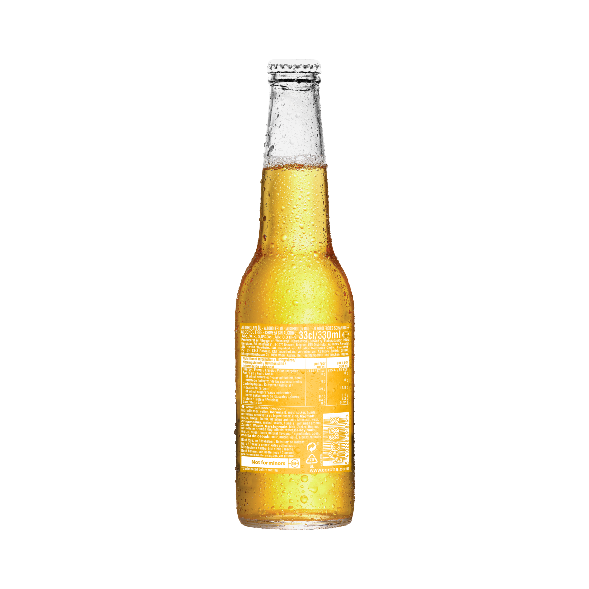 Corona Cero 0.0%, Non-Alcoholic Beer, 12x330ml