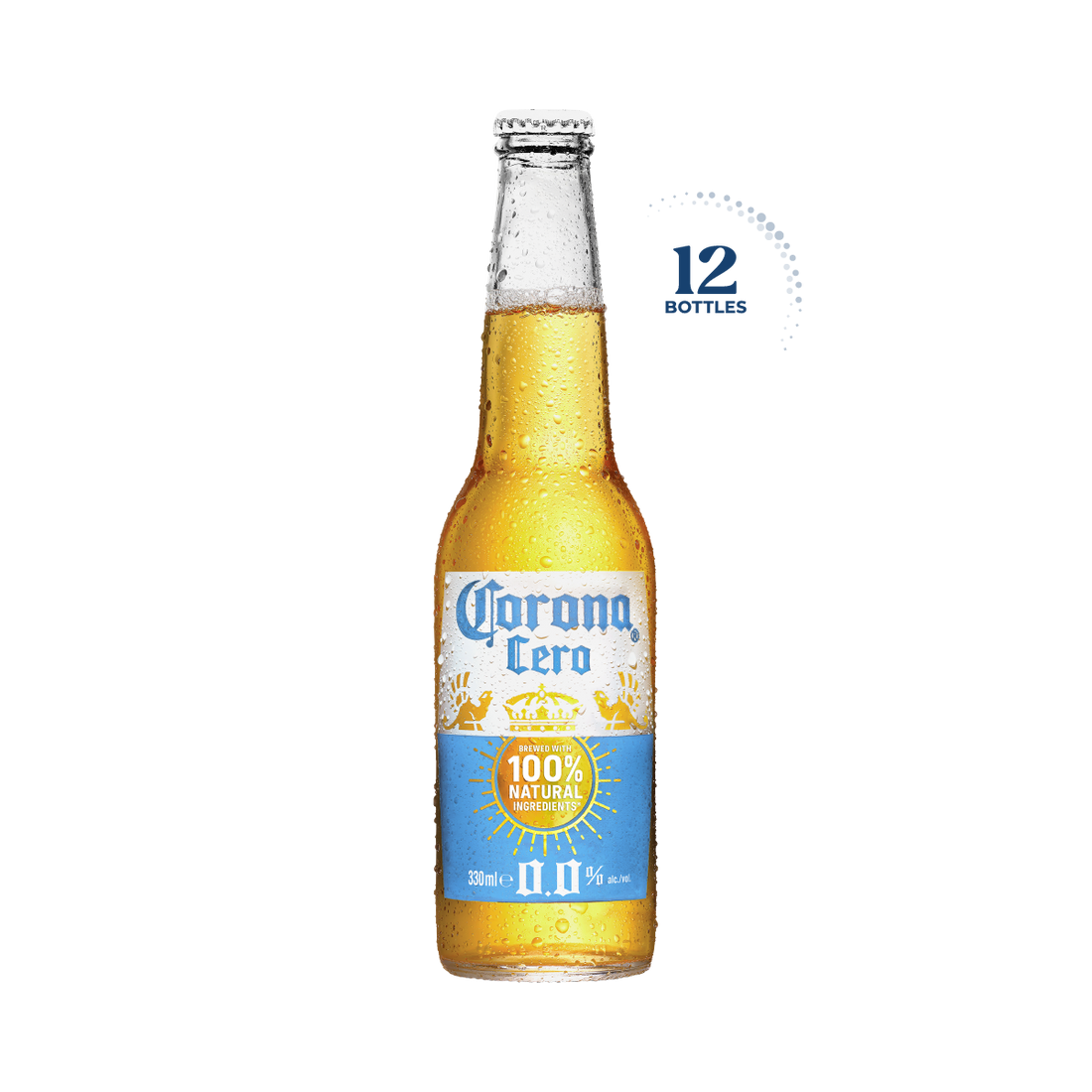 Corona Cero 0.0%, Non-Alcoholic Beer, 12x330ml