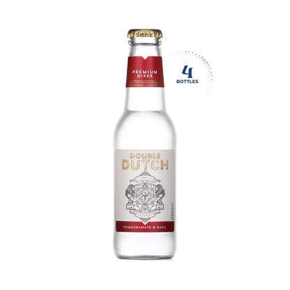 Double Dutch Pomegranate &amp; Basil Tonic, Case 4x200ml