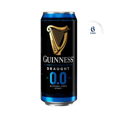 Guinness Draught 0.0%, 6x440ml