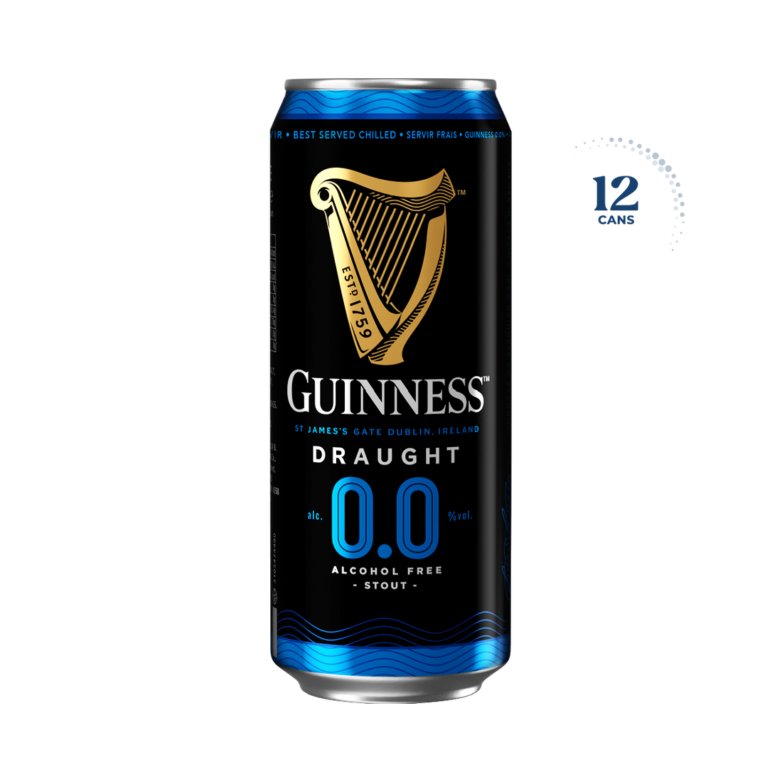 Guinness Draught 0.0%, 12x440ml