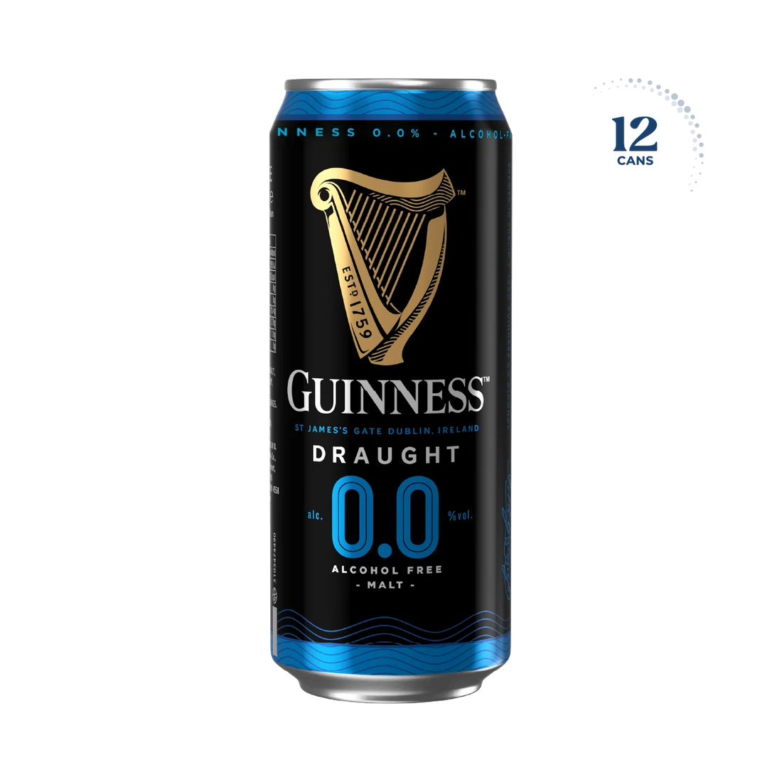 Guinness Draught 0.0%, 12x440ml