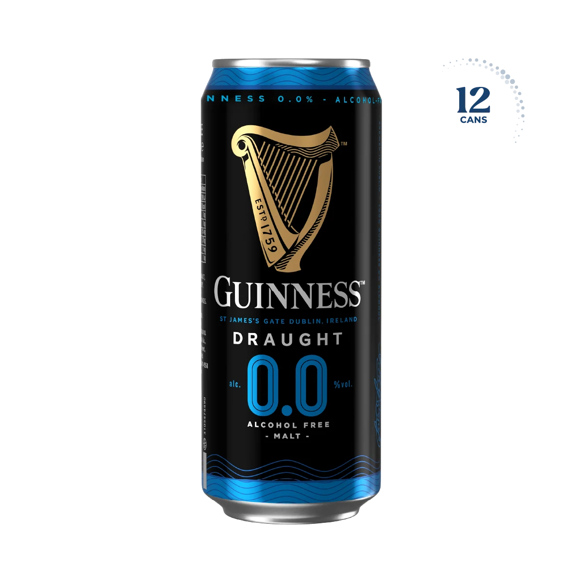 Guinness Draught 0.0%, 12x440ml
