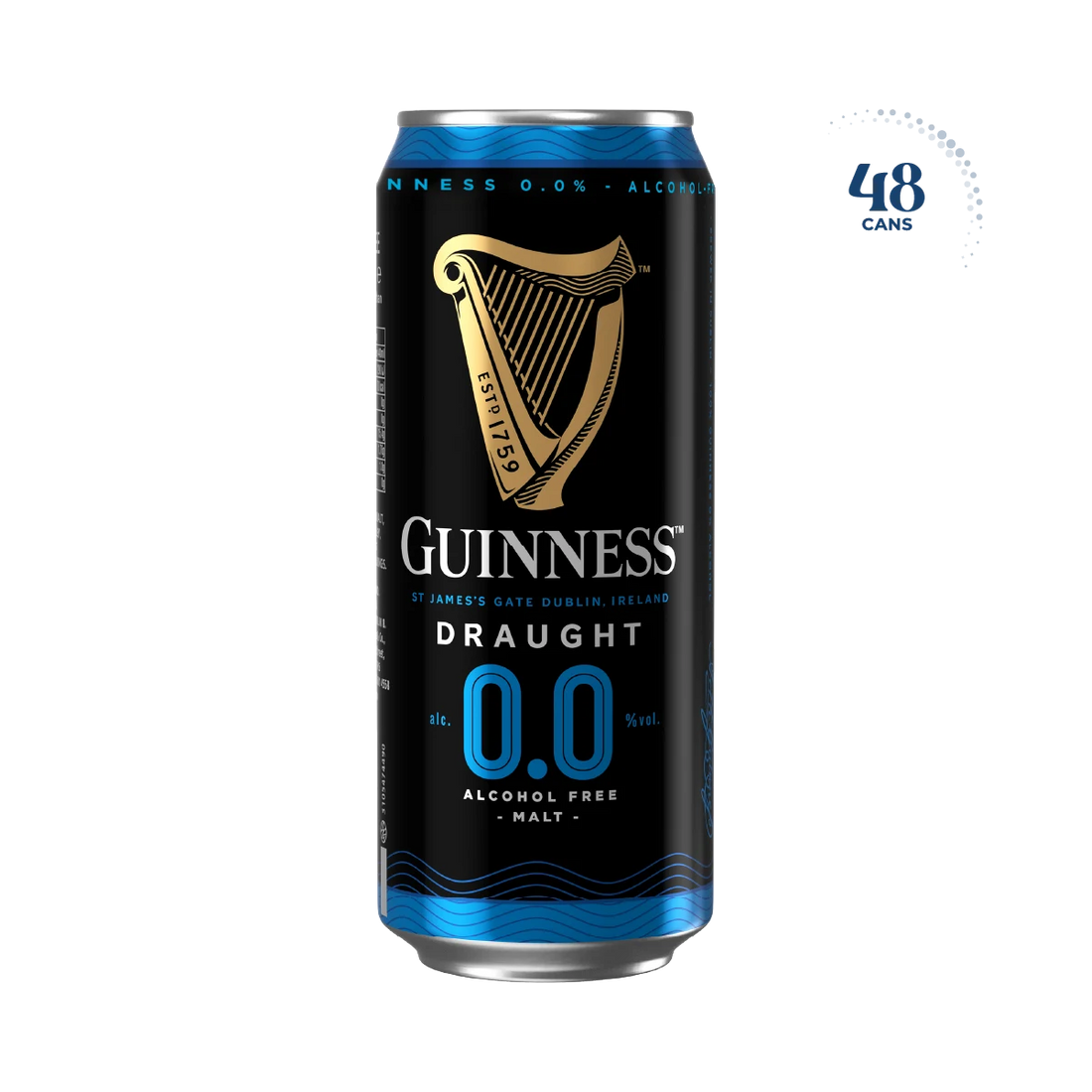 Guinness Draught 0.0%, 48x440ml