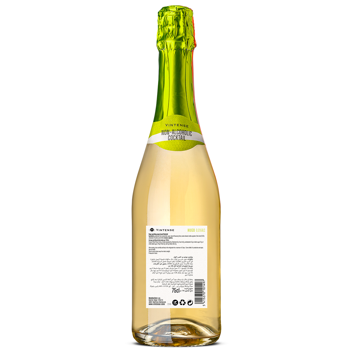 Vintense Hugo Non-Alcoholic Cocktail, 750ml
