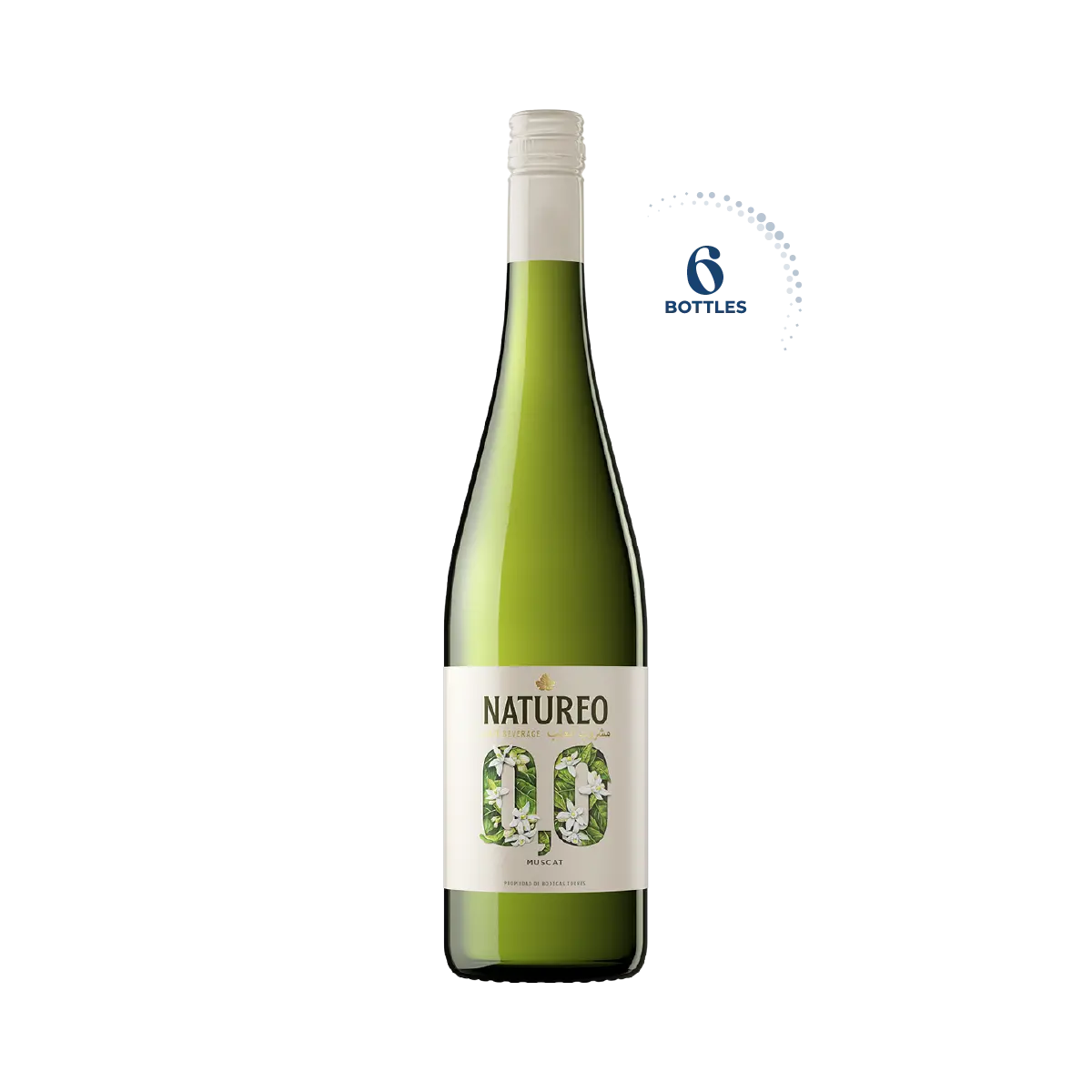 Natureo Muscat Grape Beverage 0.0%, 6x750ml