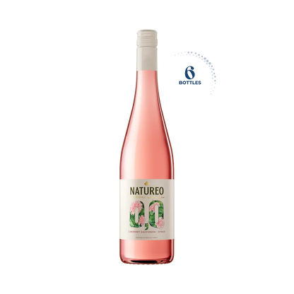 Natureo Rose Grape Beverage 0.0%, 6x750ml