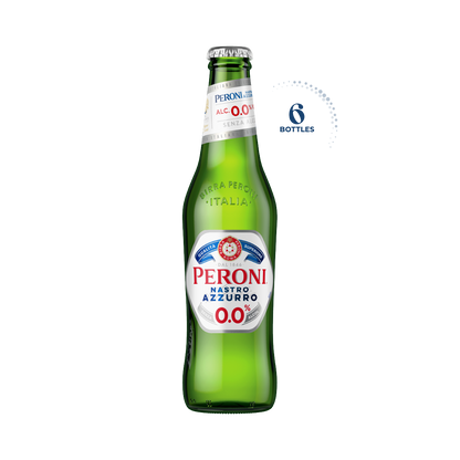 Peroni Nastro Azzurro 0.0%, 6x330ml