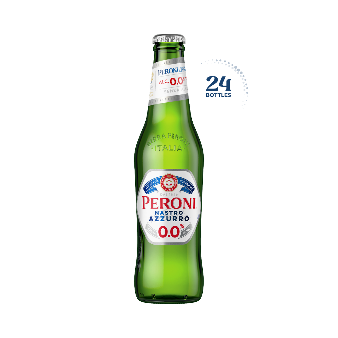 Peroni Nastro Azzurro 0.0%, 24x330ml
