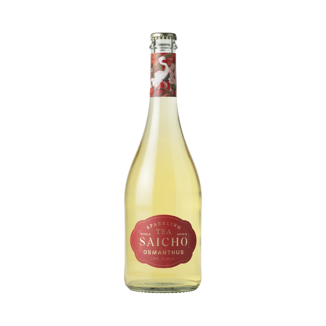 Saicho Osmanthus Sparkling Oolong Tea, 750ml