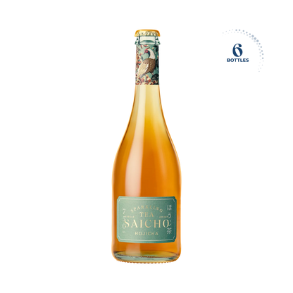 Saicho Hojicha Sparkling Tea, 6x750ml
