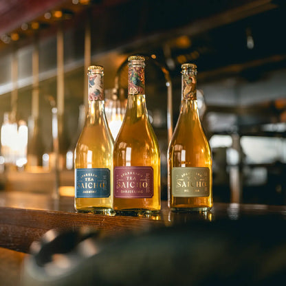 Saicho Hojicha Sparkling Tea, 750ml