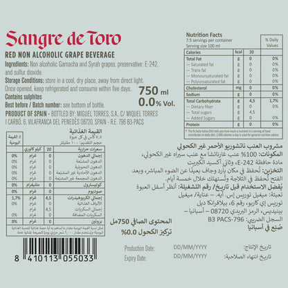 Sangre de Toro Red 0.0%, 6x750ml