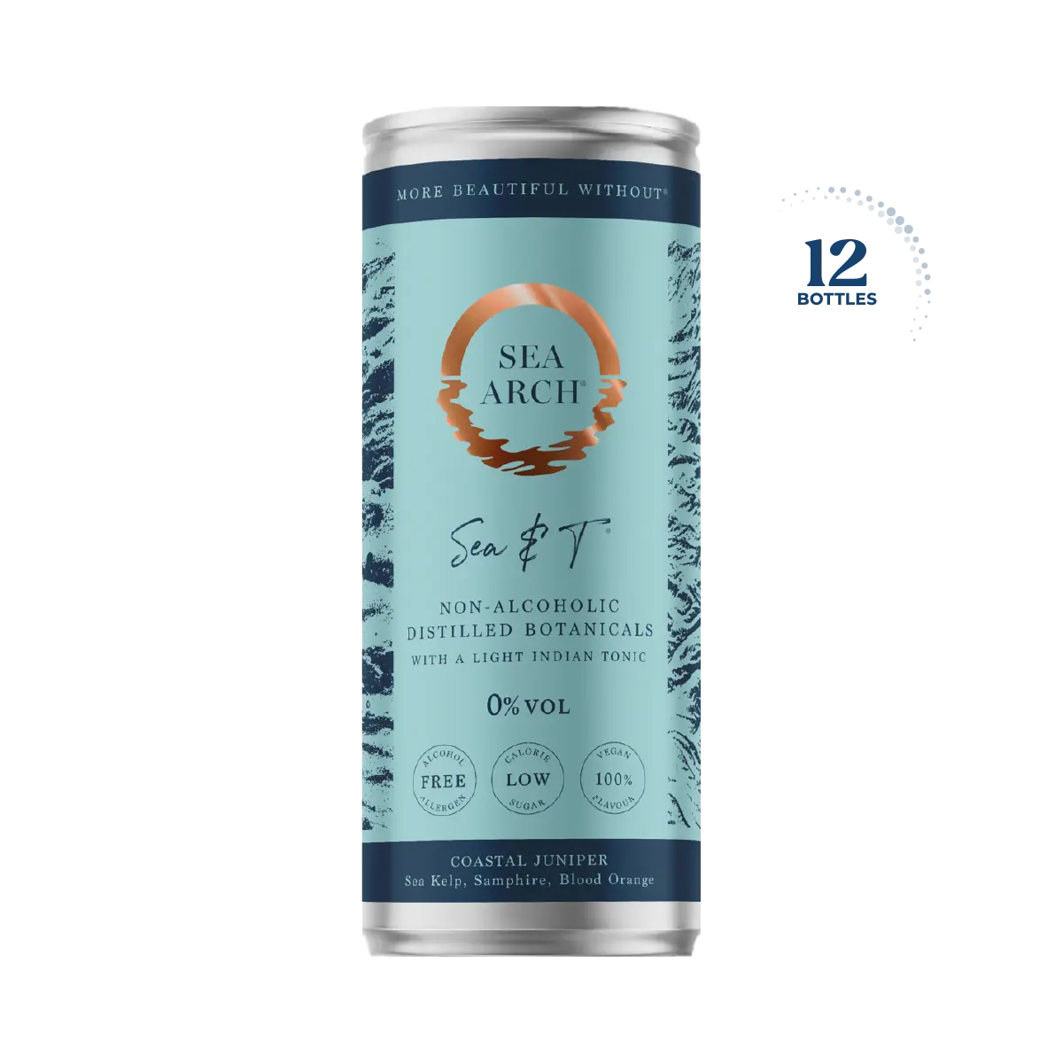 Sea Arch Sea &amp; T Non Alcoholic Gin &amp; Tonic, 12x250ml