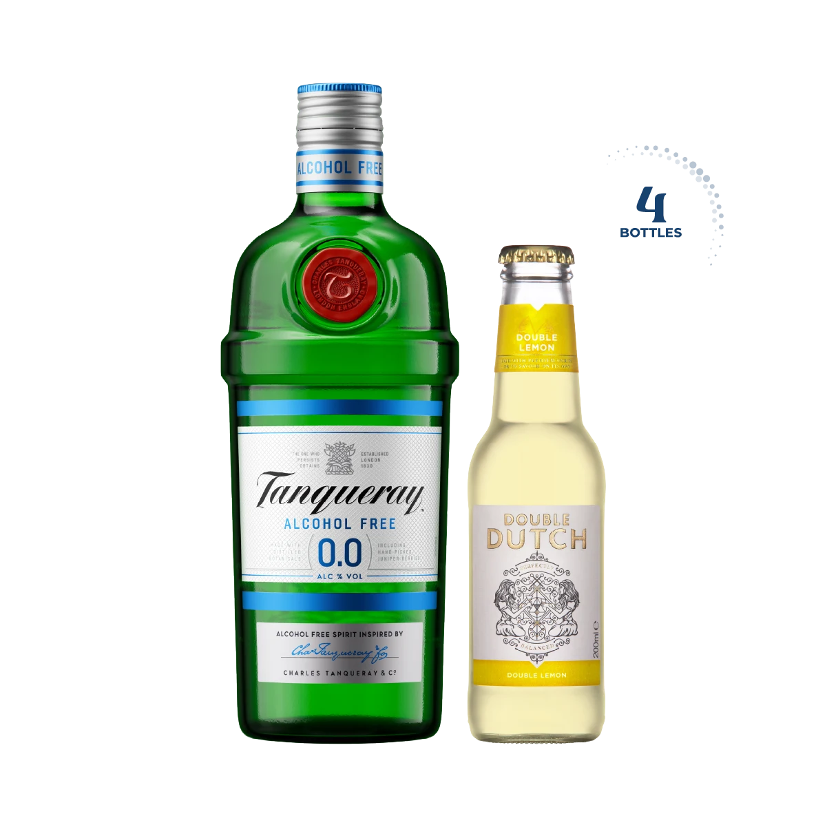 Tanqueray 0.0% &amp; Double Dutch Double Lemon Tonic Bundle