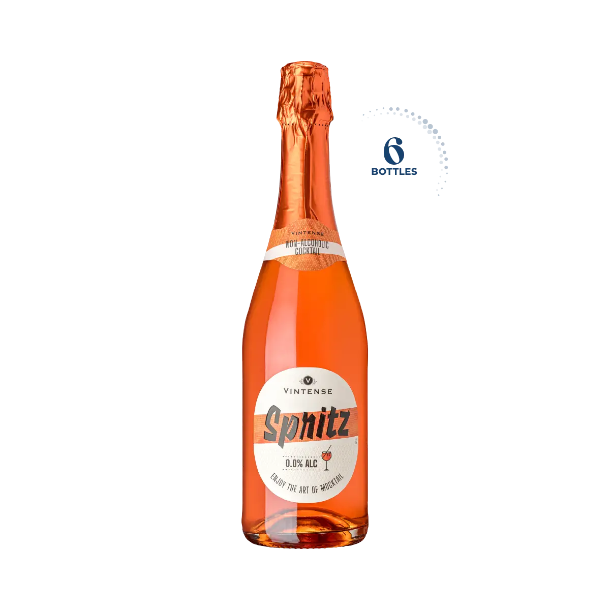 Vintense Spritz Non-Alcoholic Cocktail, 6x750ml