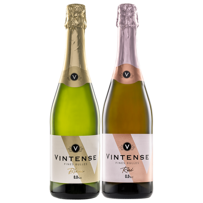 Vintense Fines Bulles Non-Alcoholic Sparkling Taster Bundle, 2x750ml