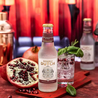 Double Dutch Pomegranate &amp; Basil Tonic, Case 4x200ml