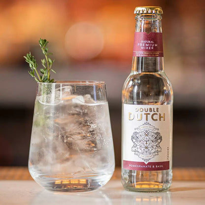Double Dutch Pomegranate &amp; Basil Tonic, Case 12x200ml