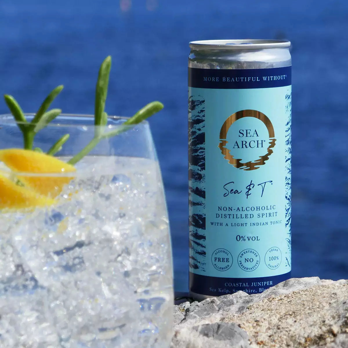 Sea Arch Sea &amp; T Non Alcoholic Gin &amp; Tonic, Case 12x250ml