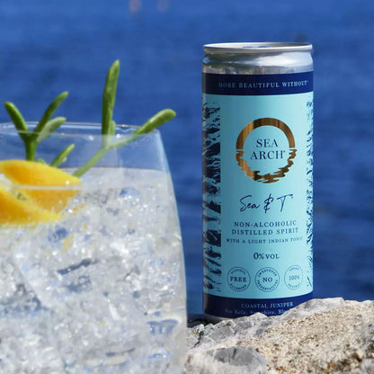 Sea Arch Sea &amp; T Non Alcoholic Gin &amp; Tonic, Case 12x250ml