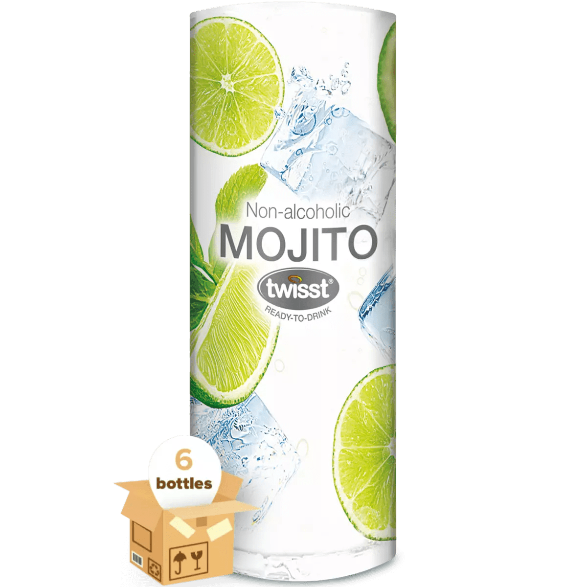 Twisst Mojito Non Alcoholic Cocktail, Case 6x240ml