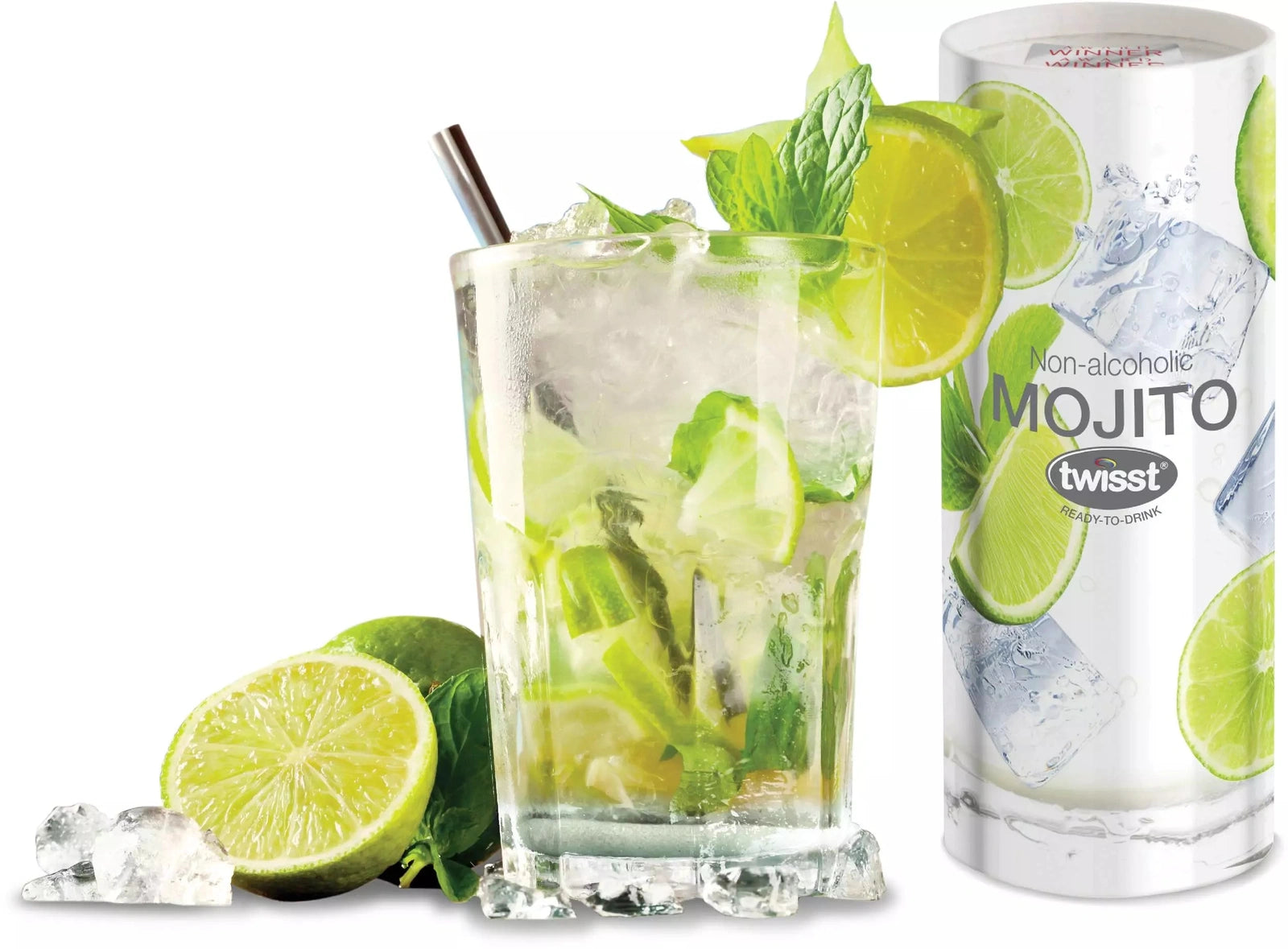Twisst Mojito Non Alcoholic Cocktail, Case 12x240ml